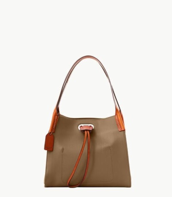 Brown Dooney And Bourke Oncour Twist Mini Full Up Women\'s Shoulder Bags | 42WDXHNTG