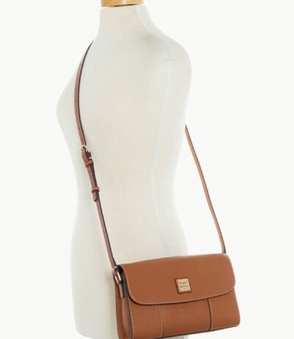 Brown Dooney And Bourke Pebble Grain Casey Women's Crossbody Bags | 85ORYAQMB