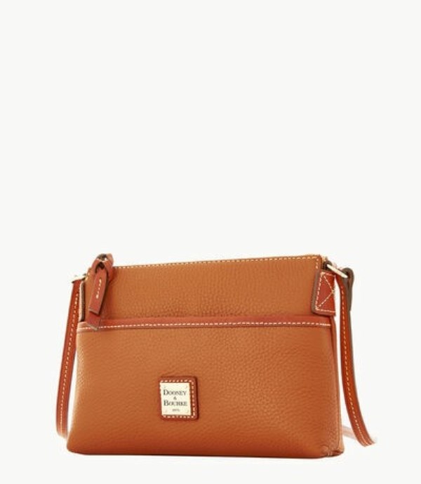 Brown Dooney And Bourke Pebble Grain Ginger Women's Crossbody Bags | 36JFWTHDI