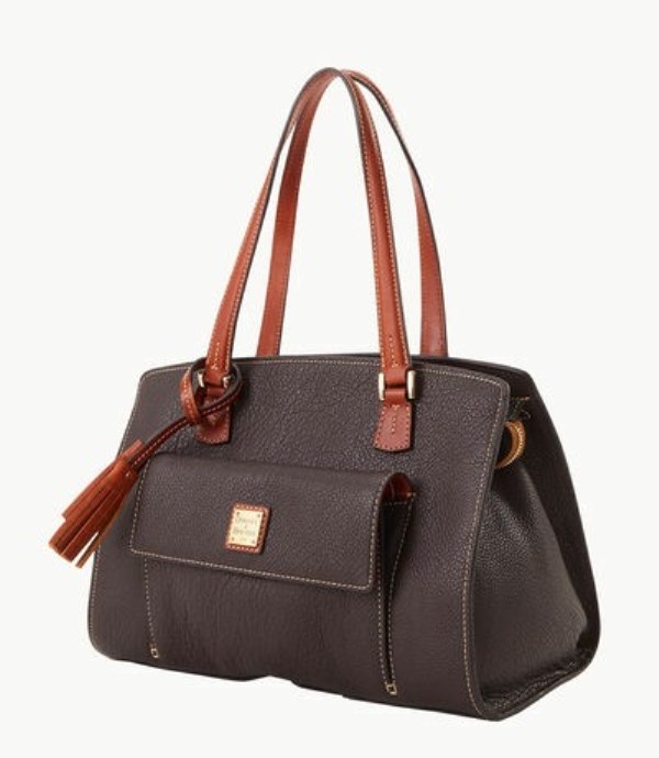 Brown Dooney And Bourke Pebble Grain Women's Shoulder Bags | 30WALVFJE