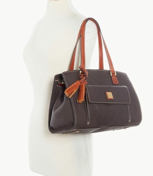 Brown Dooney And Bourke Pebble Grain Women's Shoulder Bags | 30WALVFJE