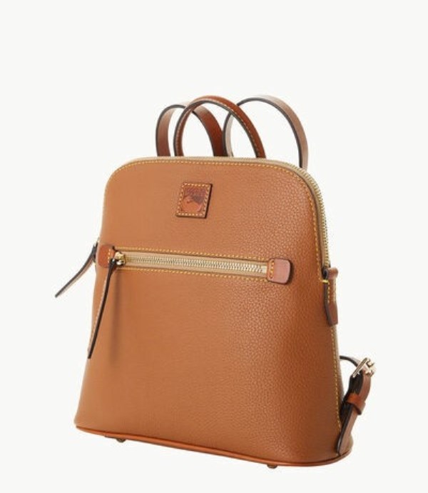 Brown Dooney And Bourke Pebble Grain Women's Backpacks | 51JVGCNLX