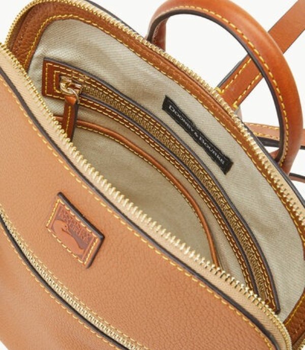 Brown Dooney And Bourke Pebble Grain Women's Backpacks | 51JVGCNLX