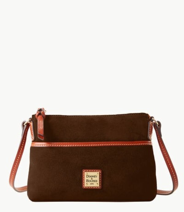 Brown Dooney And Bourke Suede Ginger Women\'s Crossbody Bags | 72VHXZNQO