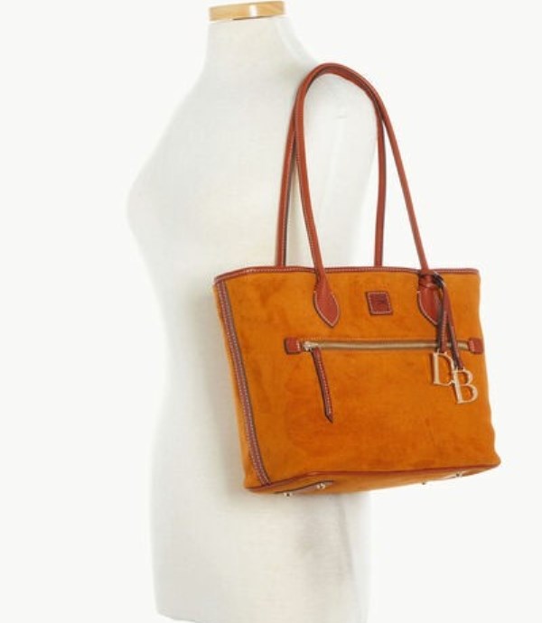 Brown Dooney And Bourke Suede Women's Tote Bags | 80IUVTDXK