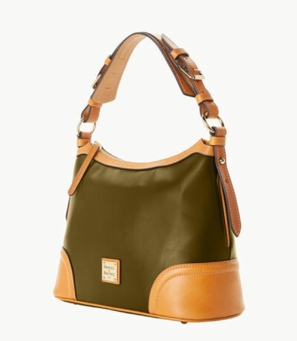 Brown Dooney And Bourke Wexford Leather Women's Hobo Bag | 87JADLNFM