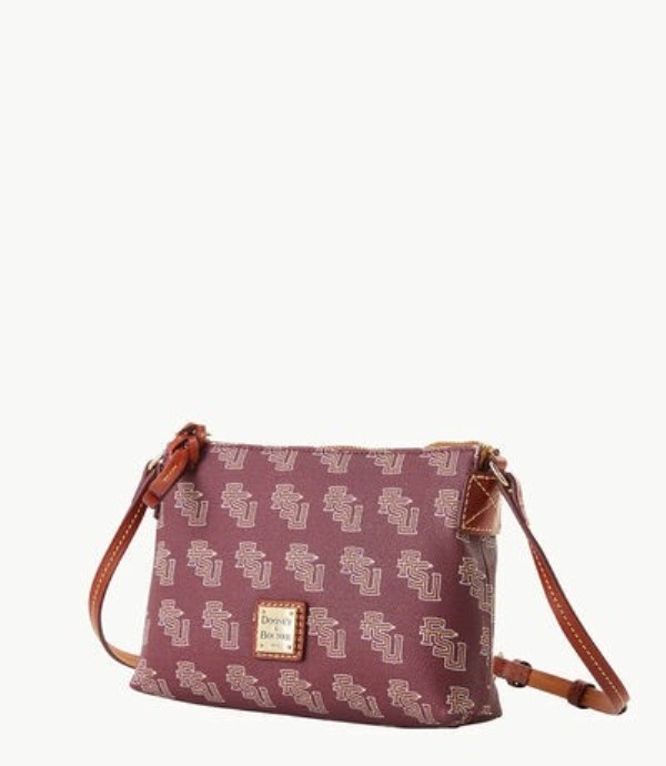 Burgundy Dooney And Bourke NCAA Florida State Women's Crossbody Bags | 03VDXLMTE