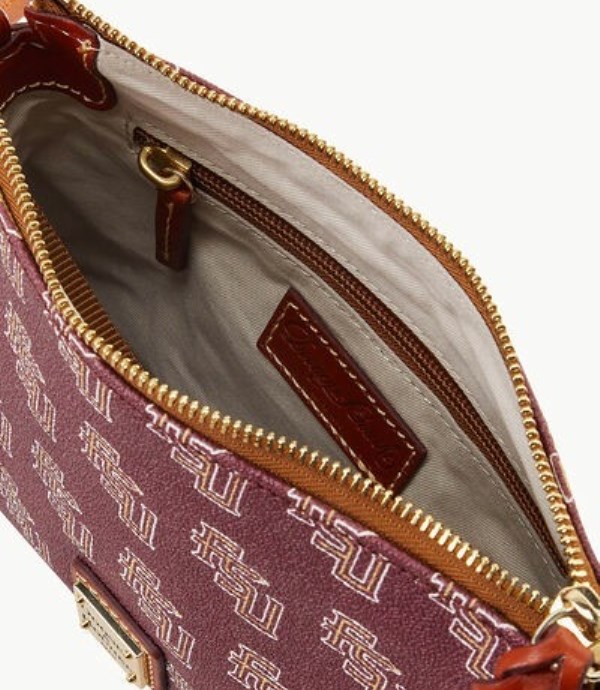 Burgundy Dooney And Bourke NCAA Florida State Women's Crossbody Bags | 03VDXLMTE