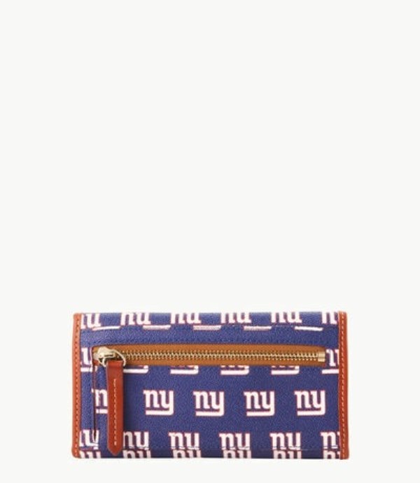 Dark Blue Dooney And Bourke NFL Ny Giants Continental Women's Clutch Bag | 18YCZTFRV