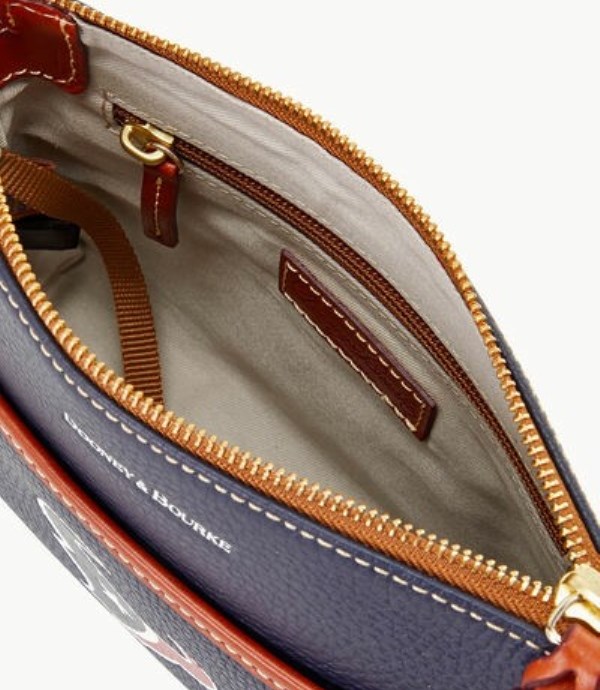 Dark Blue Dooney And Bourke NFL Texans Ginger Women's Crossbody Bags | 56CHJWIVS