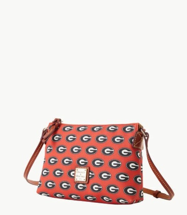 Dark Orange Dooney And Bourke NCAA University Of Georgia Women's Crossbody Bags | 21AEXOVWL