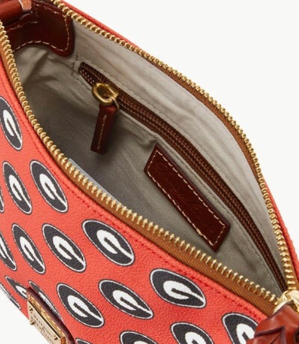 Dark Orange Dooney And Bourke NCAA University Of Georgia Women's Crossbody Bags | 21AEXOVWL