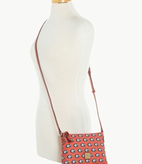 Dark Orange Dooney And Bourke NCAA University Of Georgia Women's Crossbody Bags | 21AEXOVWL