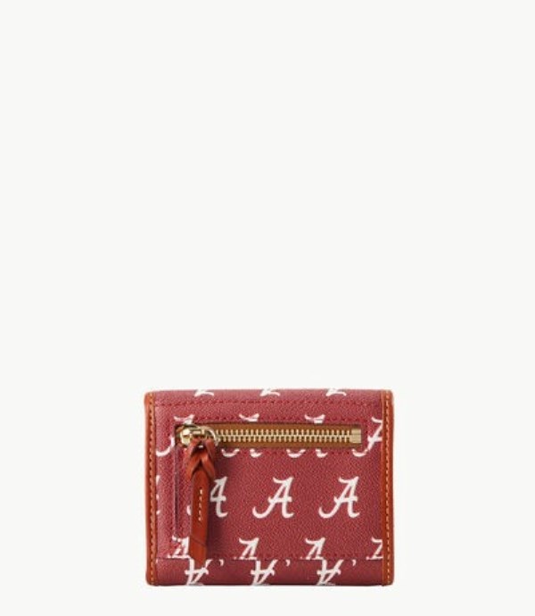 Dark Orange Dooney And Bourke NCAA University Of Alabama Flap Credit Women's Wallets | 27JHXMFWG