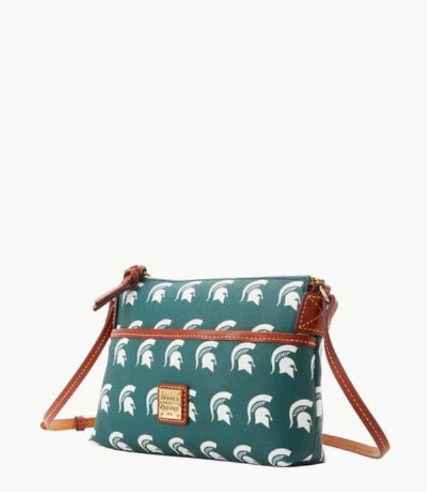 Green Dooney And Bourke NCAA Michigan State Ginger Women's Crossbody Bags | 12LGHACZM