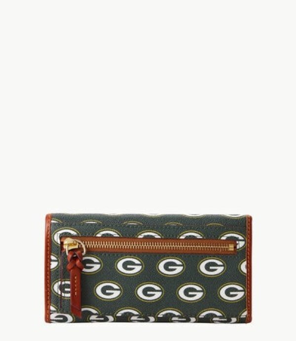 Green Dooney And Bourke NFL Packers Cont Women's Clutch Bag | 51VLPRKSZ