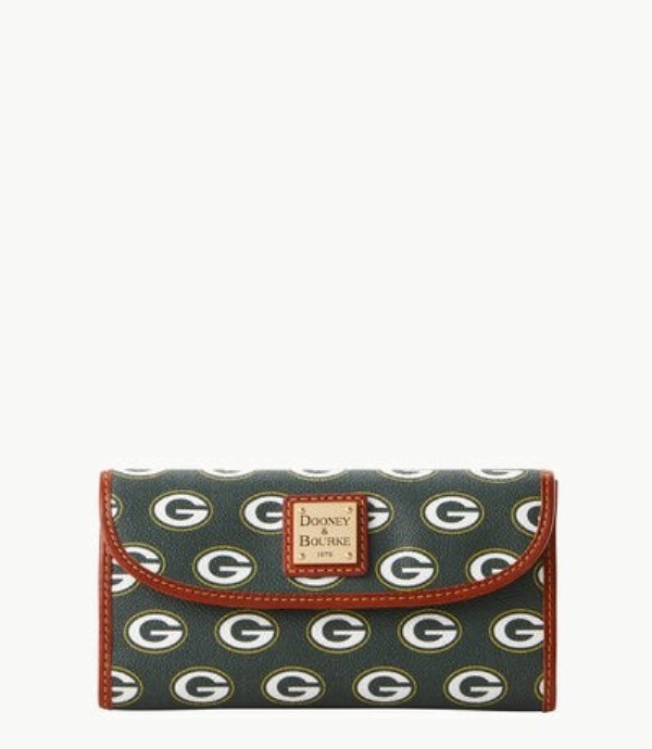 Green Dooney And Bourke NFL Packers Cont Women\'s Clutch Bag | 51VLPRKSZ