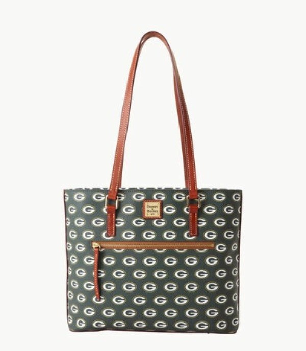 Green Dooney And Bourke NFL Packers Women\'s Shopper Bag | 10GHVTQOX