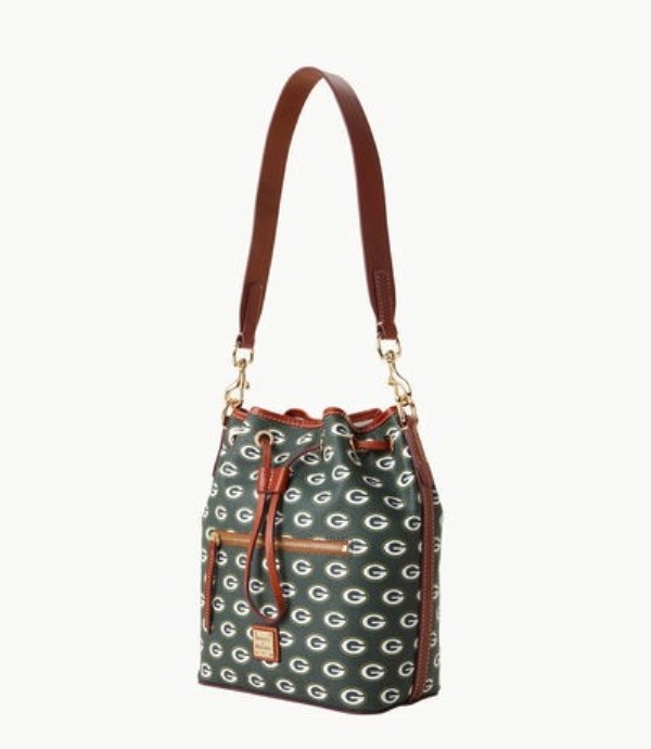 Green Dooney And Bourke NFL Packers Women's Shoulder Bags | 60CXHBIRJ