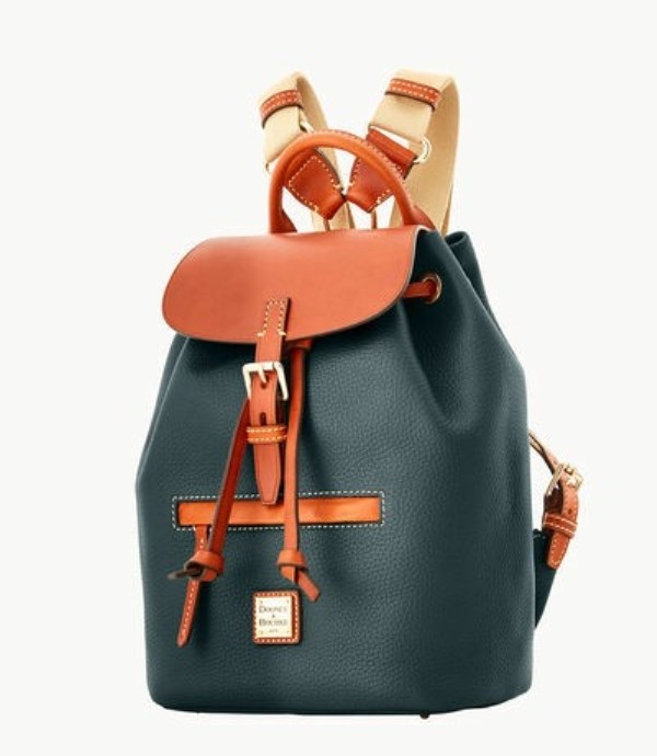 Green Dooney And Bourke Pebble Grain Sm Allie Women's Backpacks | 74BIODTGP