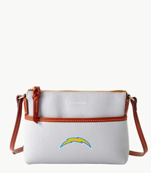 Grey Dooney And Bourke NFL Chargers Ginger Women\'s Crossbody Bags | 50OBXPTEA