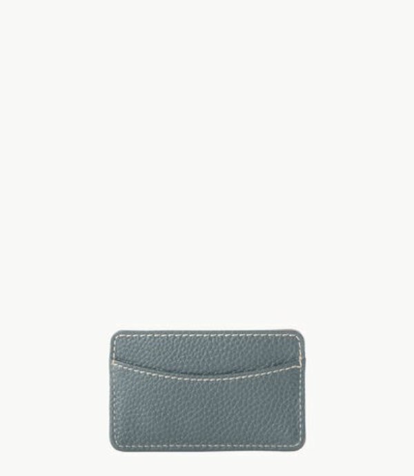 Grey Dooney And Bourke Pebble Grain Business Women\'s Wallets | 62AEZRUTH