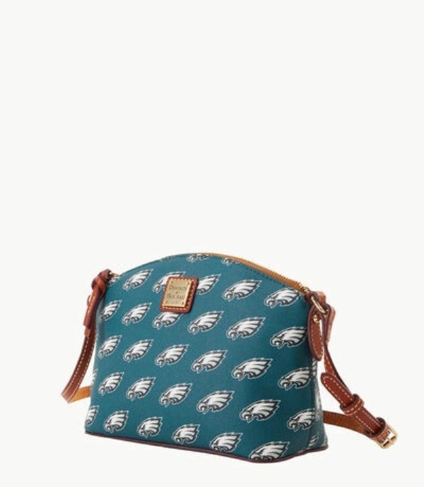 Olive Dooney And Bourke NFL Eagles Suki Women's Crossbody Bags | 17DTIWELZ