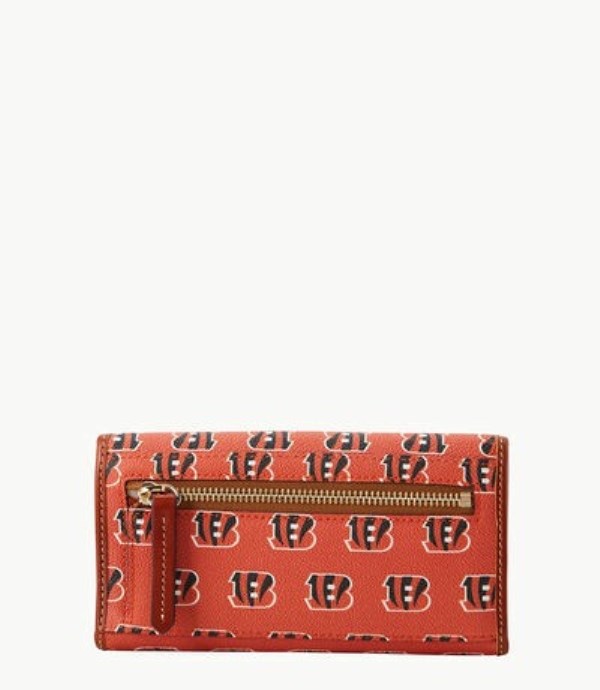 Orange Dooney And Bourke NFL Bengals Continental Women's Clutch Bag | 38KBDPUCE