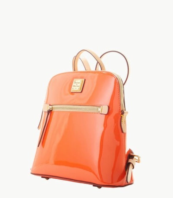 Orange Dooney And Bourke Patent Women's Backpacks | 51ULZFPOQ