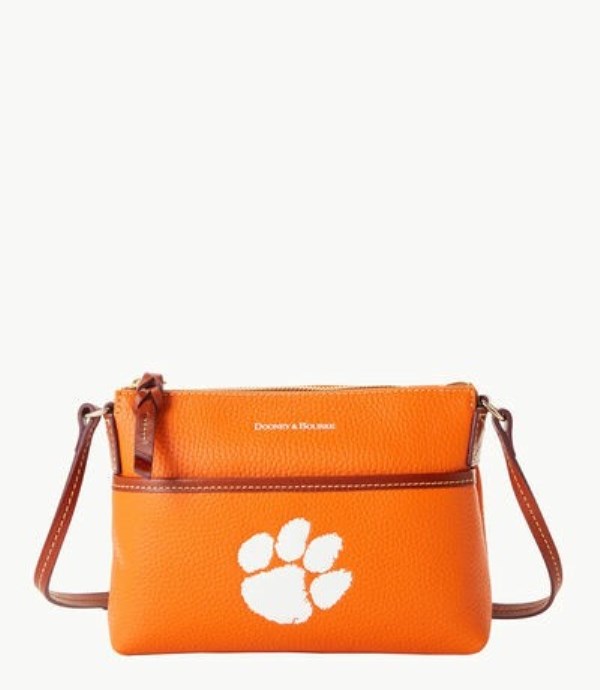 Pink Dooney And Bourke NCAA Clemson Ginger Women\'s Crossbody Bags | 21SOLMKIG