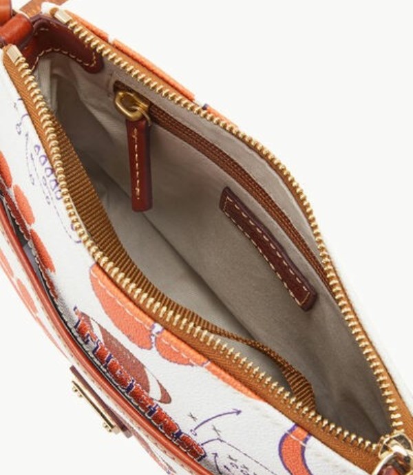 Pink Dooney And Bourke NCAA Clemson Ginger Women's Crossbody Bags | 86KCFEGRW