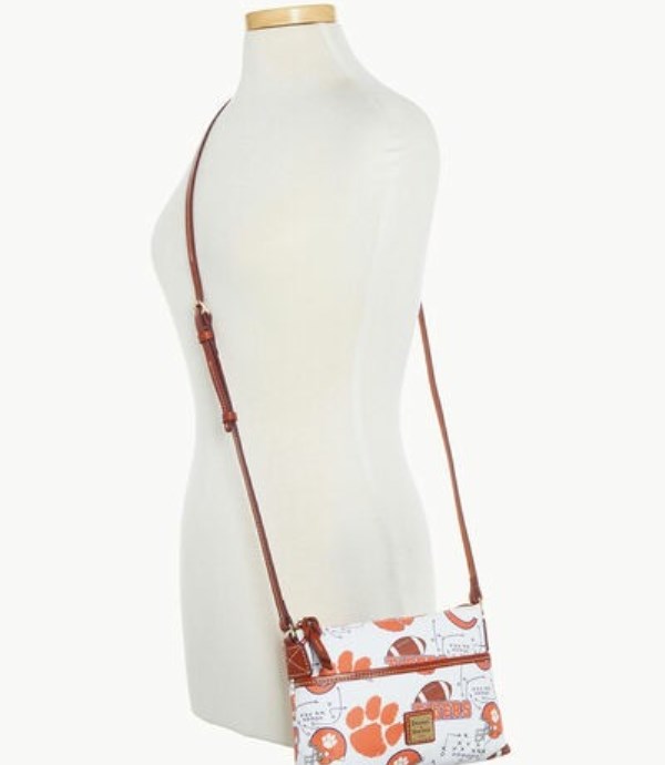 Pink Dooney And Bourke NCAA Clemson Ginger Women's Crossbody Bags | 86KCFEGRW