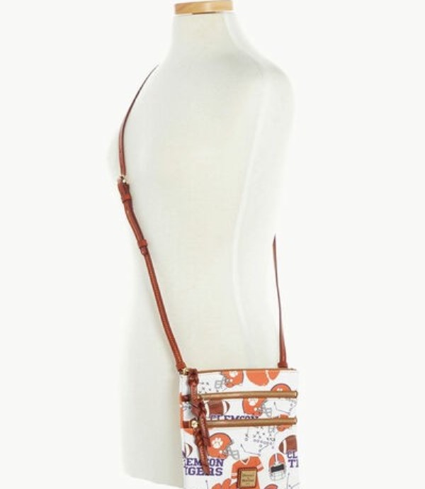 Pink Dooney And Bourke NCAA Clemson Women's Crossbody Bags | 70KQVMXJI