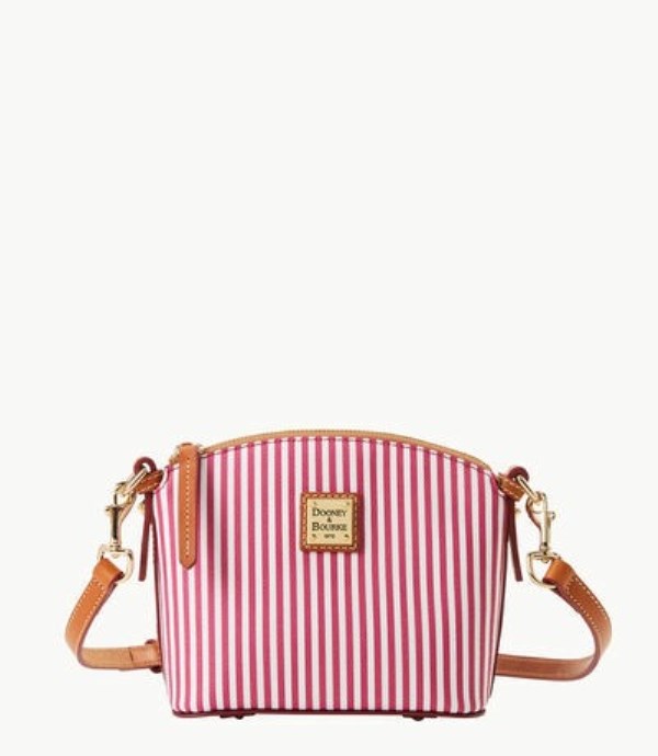 Pink Dooney And Bourke Seaview Mini Domed Women\'s Crossbody Bags | 01YJHWMAV