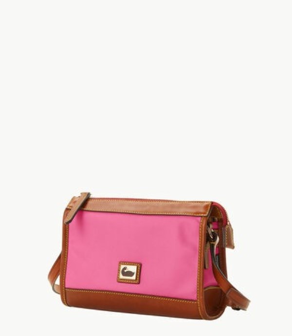 Pink Dooney And Bourke Wayfarer Zip Women's Crossbody Bags | 17MUHPBER