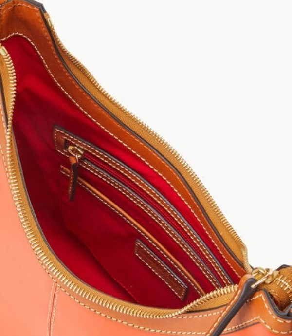 Pink Dooney And Bourke Wexford Leather Women's Hobo Bag | 84QHLFZWK