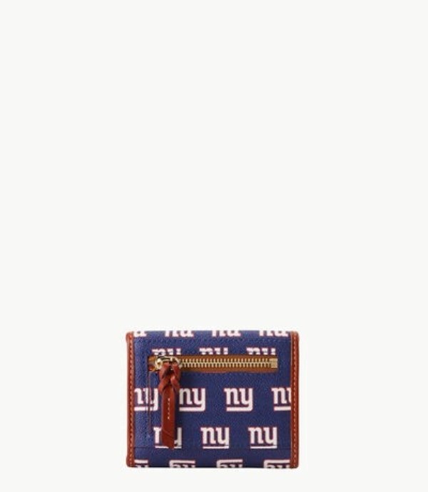 Purple Dooney And Bourke NFL Giants Flap Credit Women's Wallets | 04BTIQAZJ