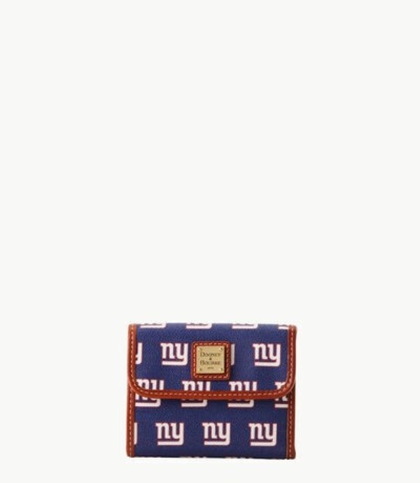 Purple Dooney And Bourke NFL Giants Flap Credit Women\'s Wallets | 04BTIQAZJ