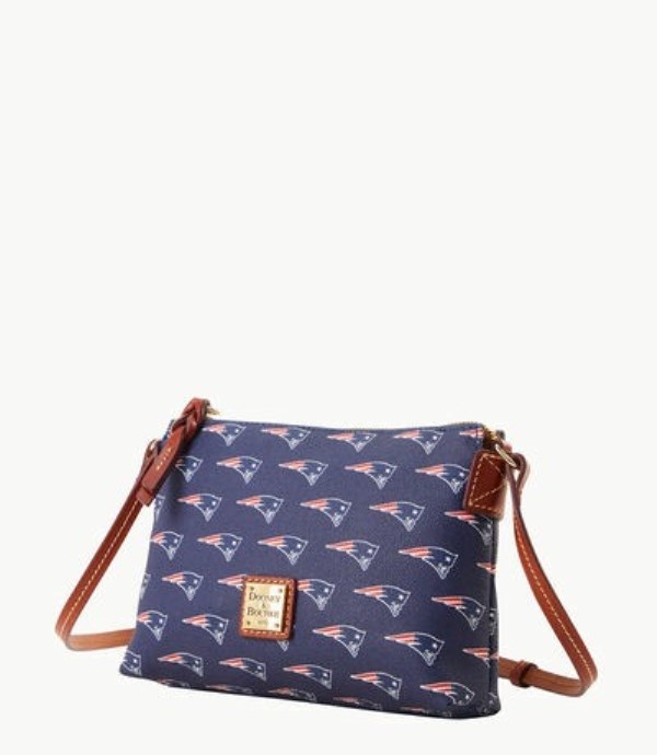 Purple Dooney And Bourke NFL Patriots Women's Crossbody Bags | 52YDAZGCF