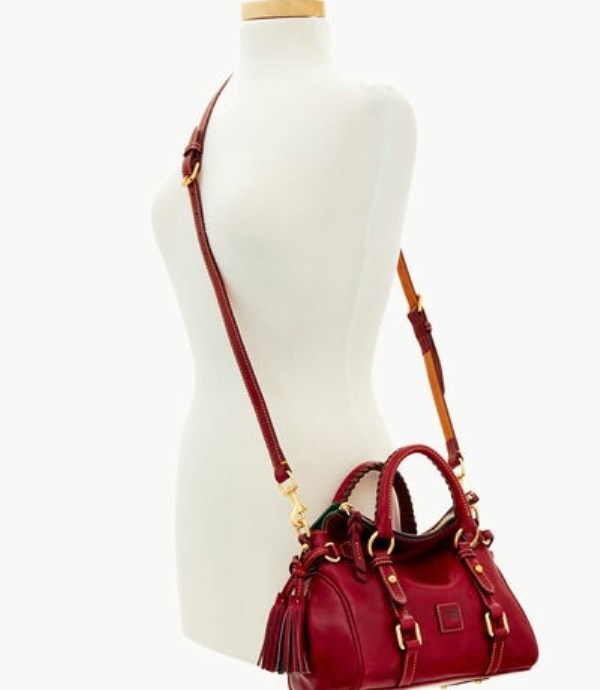 Red Dooney And Bourke Florentine Micro Women's Crossbody Bags | 26XQYLJHB