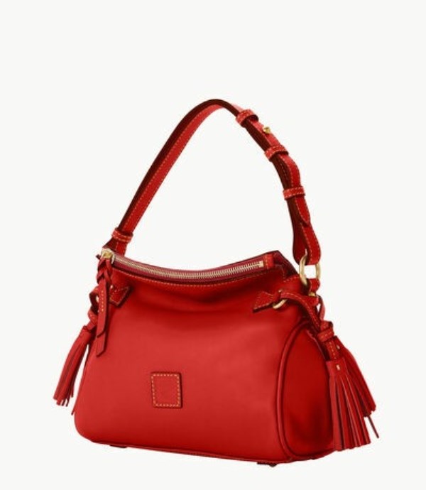 Red Dooney And Bourke Florentine Tassel Women's Shoulder Bags | 56DYNHKQV