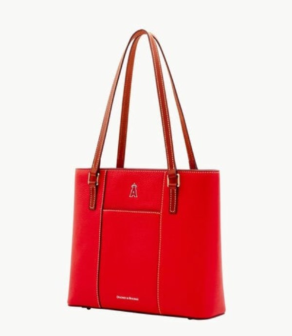 Red Dooney And Bourke MLB Angels Small Lexington Women's Tote Bags | 98BPOSCNR