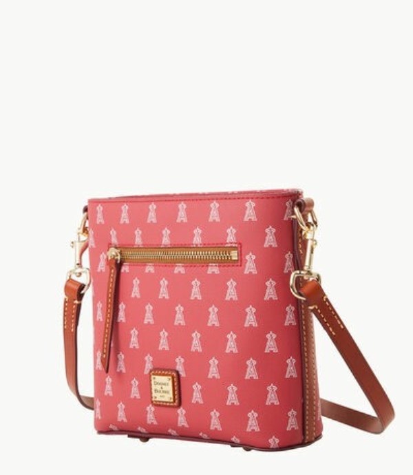 Red Dooney And Bourke MLB Angels Small Zip Women's Crossbody Bags | 41RBZOUSJ