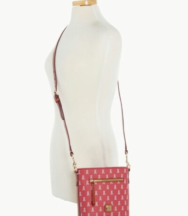 Red Dooney And Bourke MLB Angels Small Zip Women's Crossbody Bags | 41RBZOUSJ