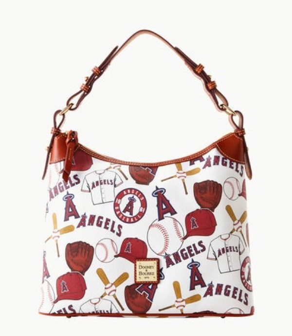 Red Dooney And Bourke MLB Angels Women\'s Hobo Bag | 53IDYRMFB