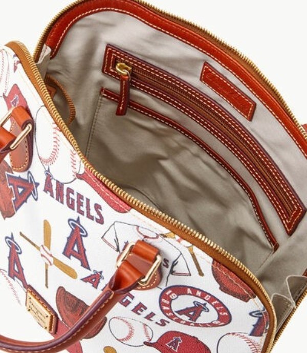 Red Dooney And Bourke MLB Angels Zip Zip Women's Satchel Bags | 05RMIOVQK