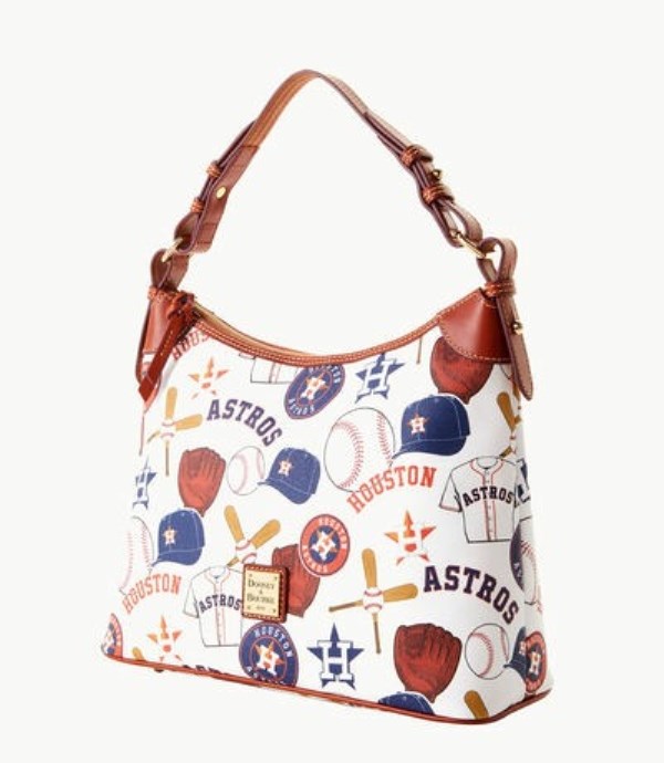 Red Dooney And Bourke MLB Astros Women's Hobo Bag | 42DITBPWS