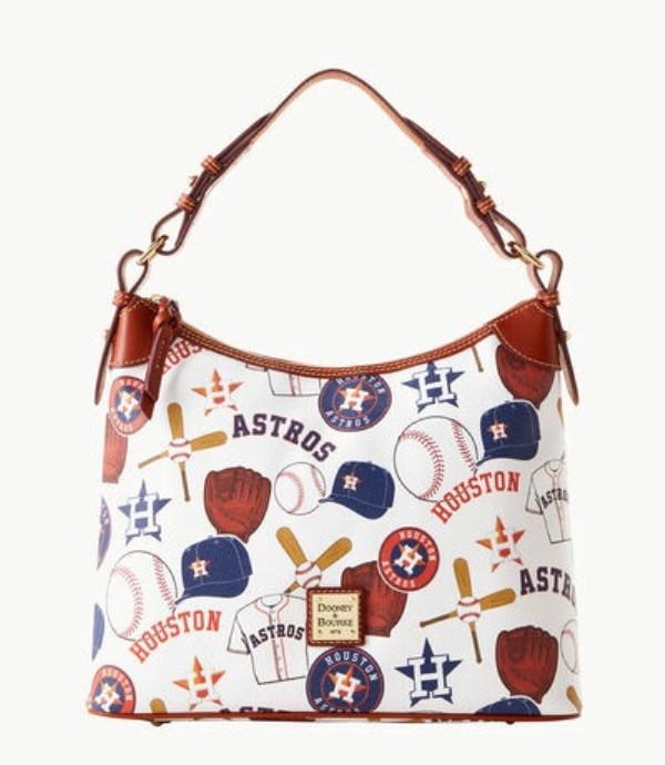 Red Dooney And Bourke MLB Astros Women\'s Hobo Bag | 42DITBPWS