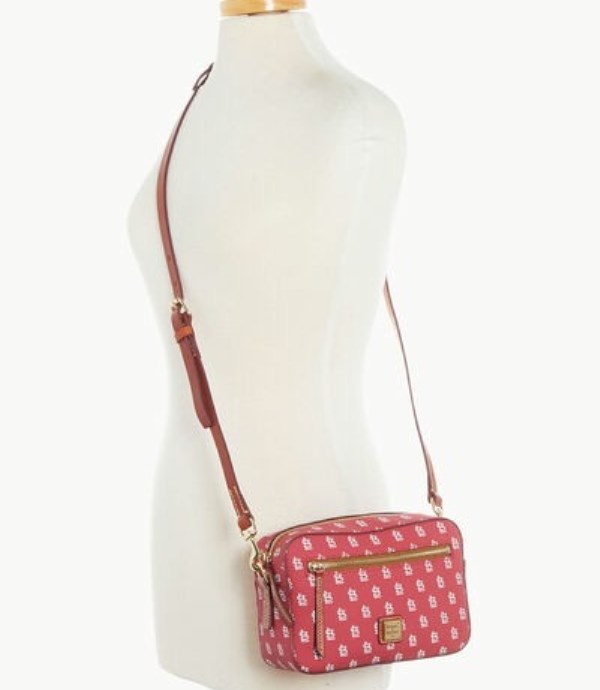 Red Dooney And Bourke MLB Cardinals Camera Zip Women's Crossbody Bags | 67AWSJIHV