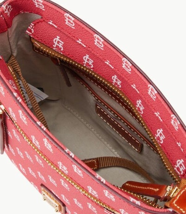 Red Dooney And Bourke MLB Cardinals Small Zip Women's Crossbody Bags | 02RUIKWZX